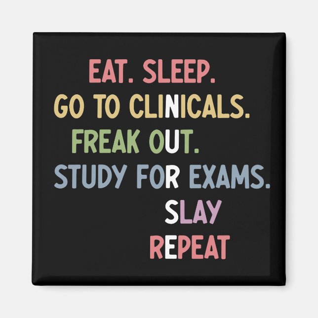 Funny Nursing School student Future Nurse Gifts Magnet (Front)