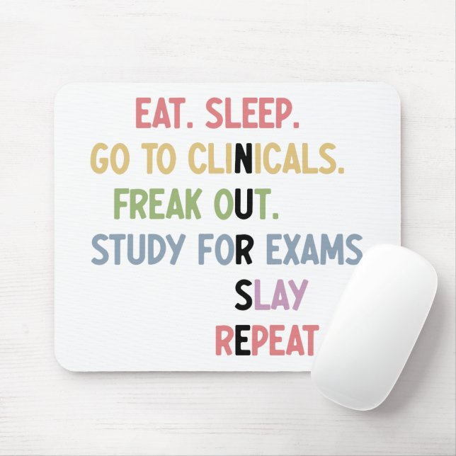 Funny Nursing School student Future Nurse Gifts Mouse Mat (With Mouse)