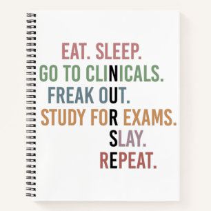 Funny Nursing School student Future Nurse Gifts Notebook