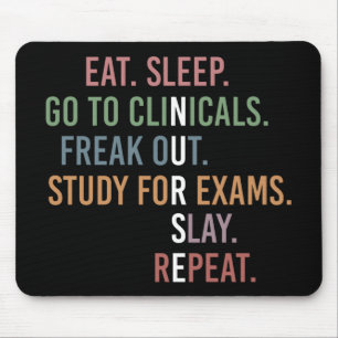 Funny Nursing School student Future Nurse Mouse Mat