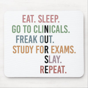 Funny Nursing School student Future Nurse  Mouse Mat