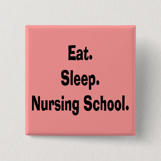 Funny Nursing Student Gifts 15 Cm Square Badge (Front)