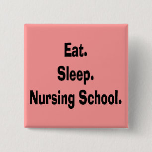 Funny Nursing Student Gifts 15 Cm Square Badge