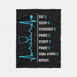 Funny Nursing Student Nurse Gift Igovernment Fleece Blanket
