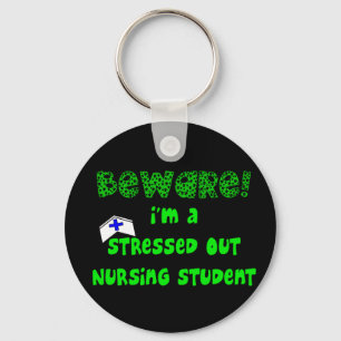 Funny Nursing Student T-Shirts and Gifts Key Ring