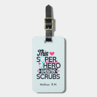 Funny Nursing Superhero Saying Typography