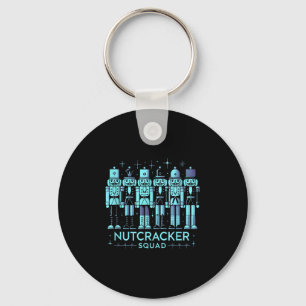 Funny Nutcracker Men Women Nutcrackers Xmas Key Ring