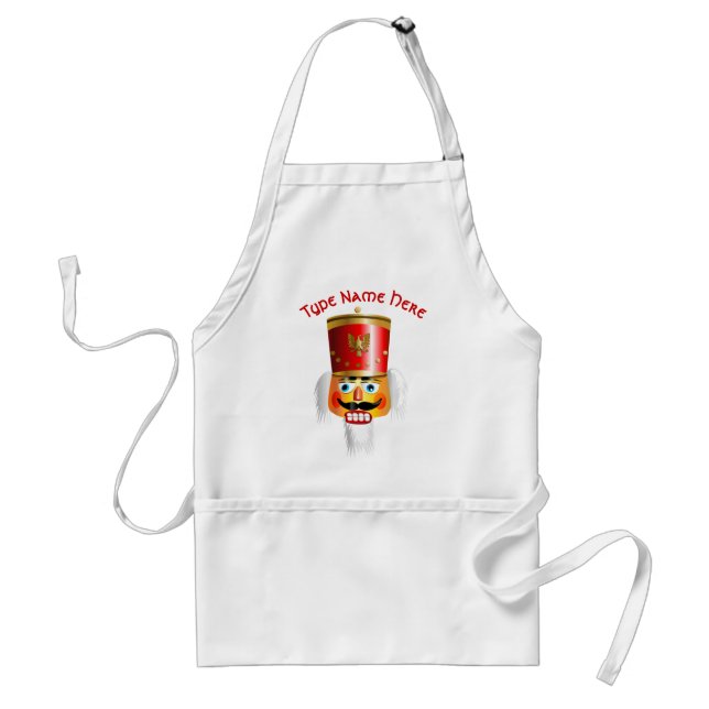 Funny Nutcracker Officer Standard Apron (Front)