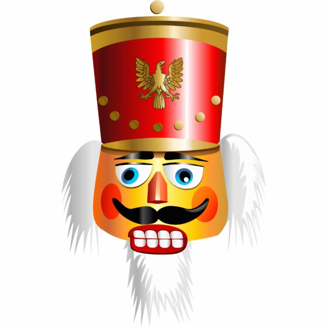 Funny Nutcracker Photo Sculpture Decoration (Front)