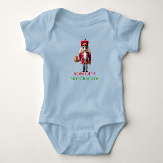 Funny Nutcracker Son Naughty Christmas Humour Baby Bodysuit