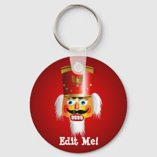Funny Nutcracker Toy Soldier Key Ring