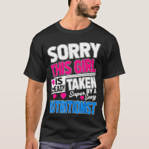 Funny Nutritionist Valentines Love Heart Gifts Shi T-Shirt