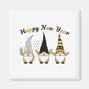Funny Nye Gnome Shirts For Women, Happy New Year 2 Magnet
