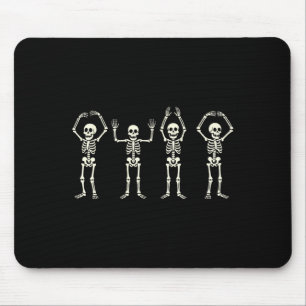 Funny O-h-i-o State Skeleton Ohio Vintage Hallowee Mouse Mat