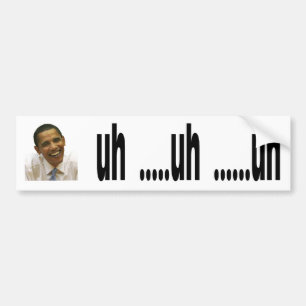 Funny Obama Bumper Sticker