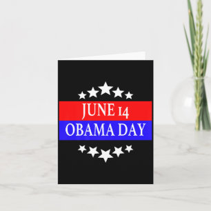 Funny Obama Day, June 14 Premium T-shirt.png Card