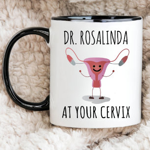 Funny OBGYN Appreciation Thank You Baby Doctor Gif Mug