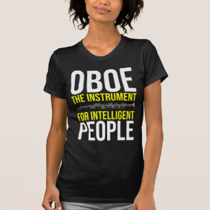 Funny Oboe Player Intelligent Musician Humour T-Shirt