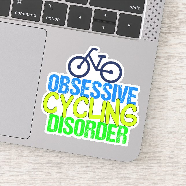Funny Obsessive Cycling Disorder Cyclist (Detail)
