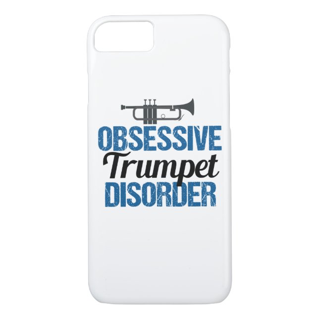 Funny Obsessive Trumpet Disorder Case-Mate iPhone Case (Back)