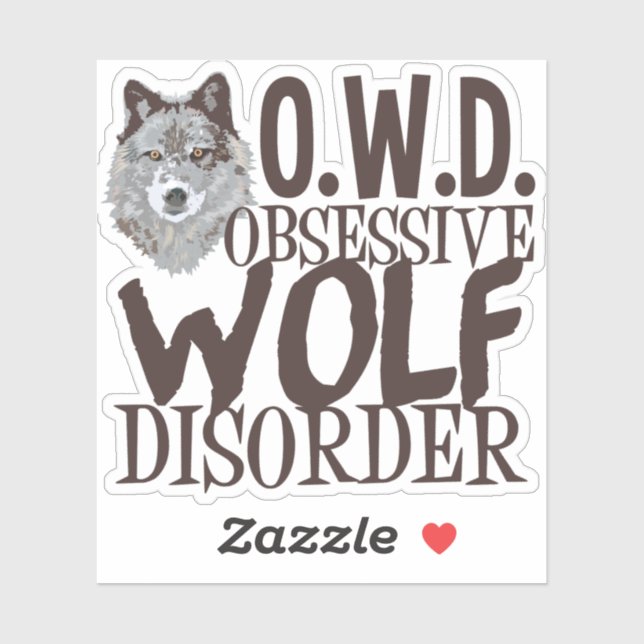 Funny Obsessive Wolf Disorder (Sheet)