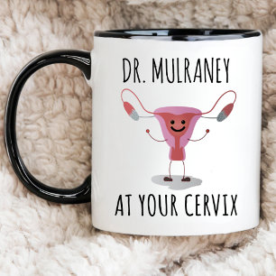 Funny Obstetrician Gynecologist Design Cute Cervix Mug