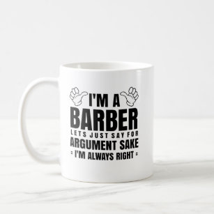 Funny Occupation coffee mug for licence Barber.
