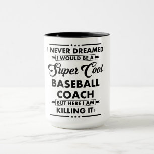 Funny Occupation/Profession Super Baseball Coach Mug