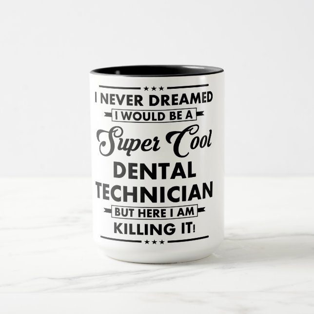 Funny Occupation/Profession Super Cool Technician Mug (Center)