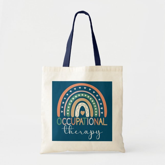 Funny Occupational Therapy Gifts Cool OT Tote Bag (Front)