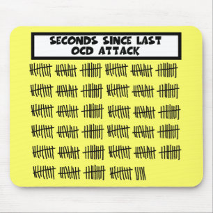 Funny OCD Mouse Mat