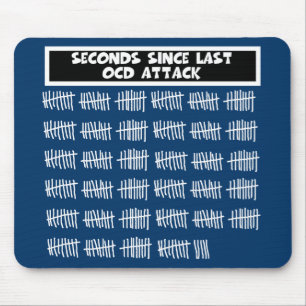 Funny OCD Mouse Mat