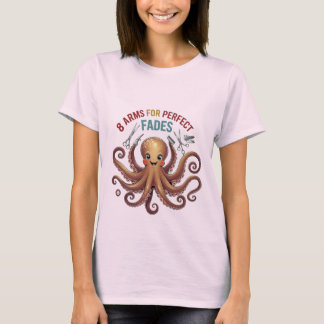 Funny Octopus Barber Shirt – Multi-Tool Hair Styli