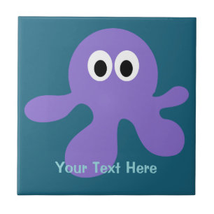 Funny Octopus custom ceramic tiles