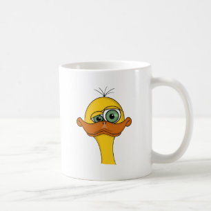 Funny Odd Duck Cartoon Coffee Mug