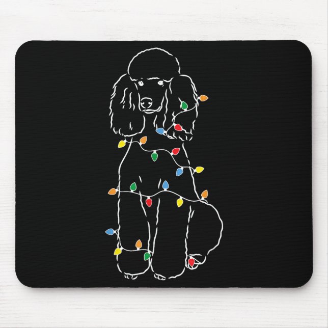 Funny Odle Christmas Tee Shirt - Cute Odle With Ch Mouse Mat (Front)