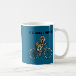 Funny Off Cause Kerfuffle Dachshund Dog Coffee Mug