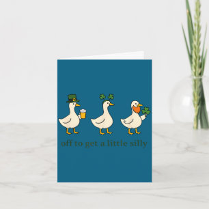 Funny off to get little silly goose party stFunny  Card