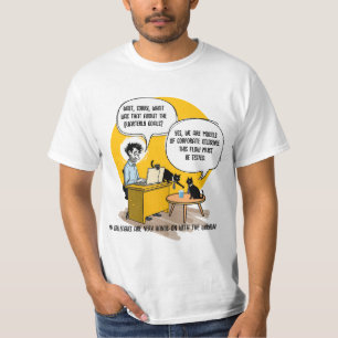 Funny Office Cat Humour Coworker Gift Work Meme T-Shirt