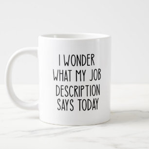 Funny Office Coworker Funny Gift Large Coffee Mug
