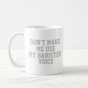 Funny Office Custom Personalize Job Title Barister Coffee Mug
