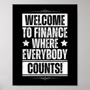 Funny Office Finance Sticker1  Poster