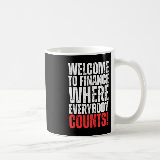 Funny Office Finance Sticker2  Coffee Mug (Right)