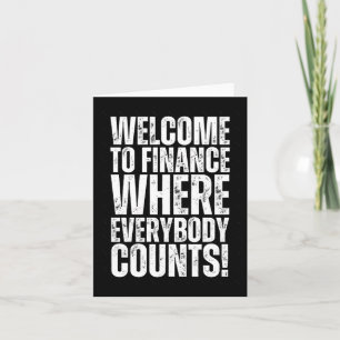 Funny Office Finance Sticker3 Card