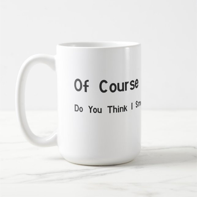 Funny Office Gift - Coffee Mug - Just Farted (Left)