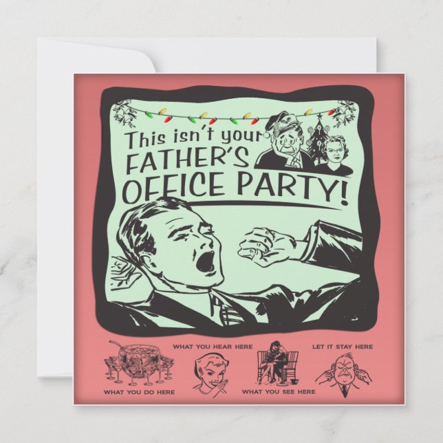 Funny Office Holiday Party! Invitation (Front)