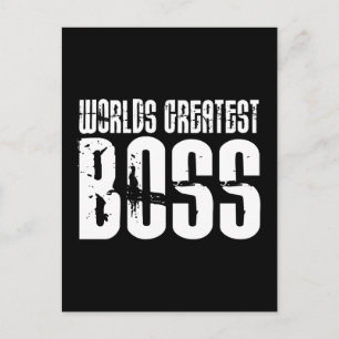 Funny Office Humour Bosses : World's Greatest Boss Postcard
