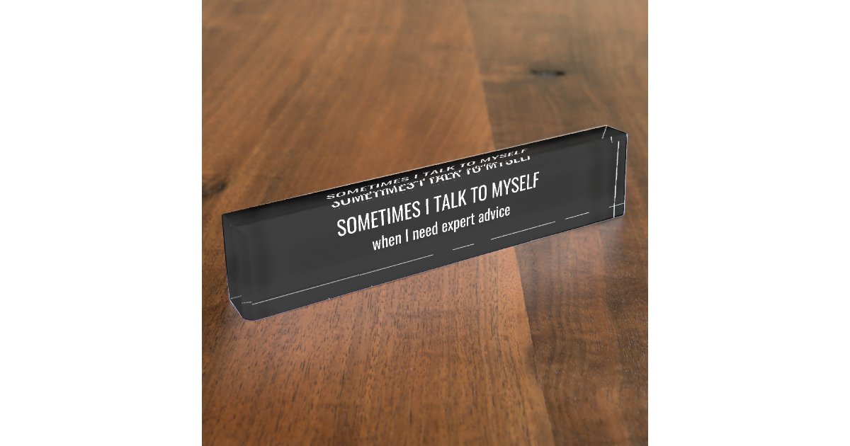 Funny Office Humour Desk Name Plate Zazzle