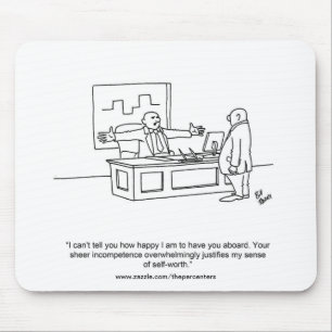 Funny Office Humour Mouse Pad Gift