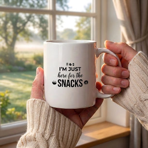 Funny Office Humour Snacks Here Mug